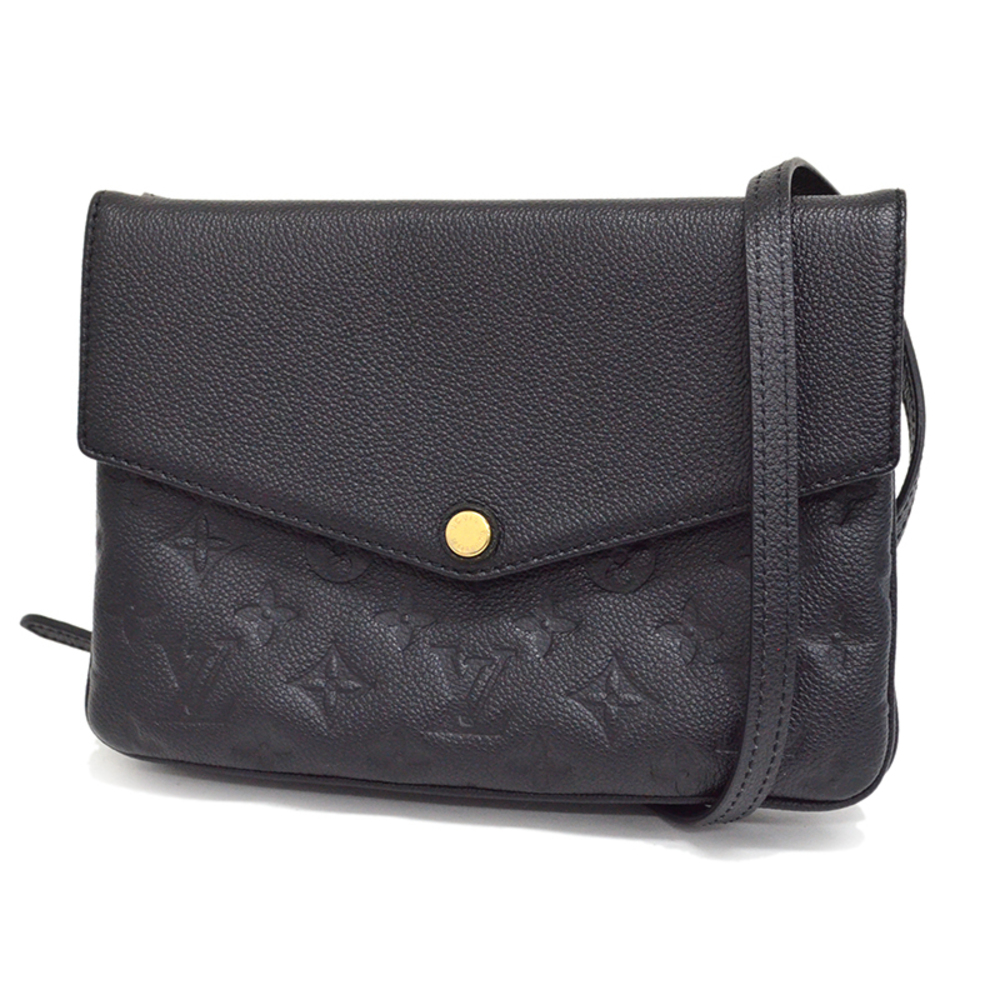 Louis Vuitton Twice Bag Messenger Bag Monogram Empreinte Noir